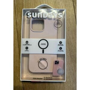 Forever Sundays IPhone 12/13 Promax Soft Silicone Phone‎ Case NEW